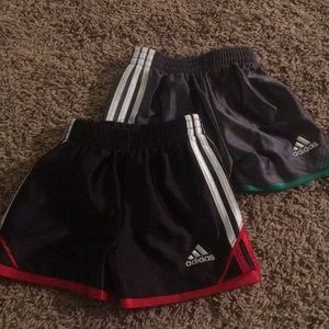 2 boys 6 mos adidas athletic shorts